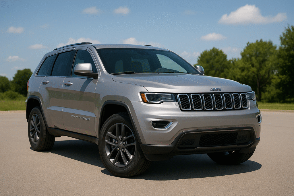2020 Jeep Grand Cherokee na tle natury